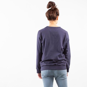Sweatshirt Inside Out - Recycled Organic Cotton - Navy Blue from The Driftwood Tales