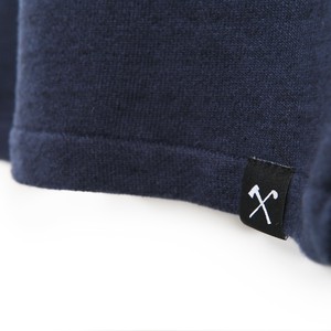 Jurk - gerecyclede sweatshirt stof - donkerblauw from The Driftwood Tales