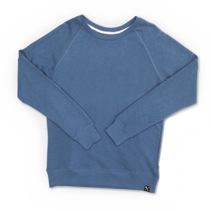 Sweatshirt - Bio-Baumwolle - Basic - Mittelblau from The Driftwood Tales