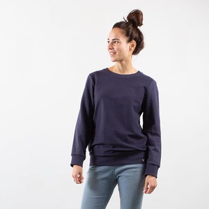 Sweatshirt Inside Out - Recycled Organic Cotton - Navy Blueº from The Driftwood Tales