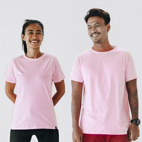 T-shirt - unisex - biologisch katoen - roze from The Driftwood Tales