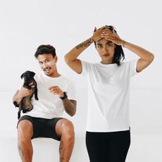 T-shirt - unisex - biologisch katoen - wit van The Driftwood Tales