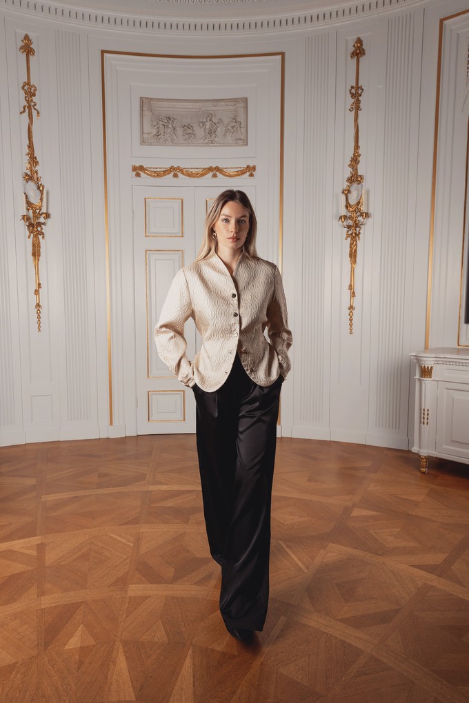 THE BLISS BLOUSE CHAMPAGNE from THE LAUNCH