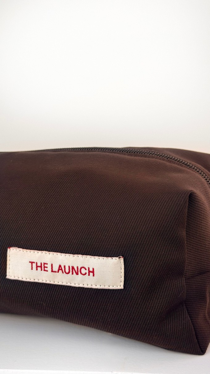 THE MAKE-UP BAG BROWN from THE LAUNCH