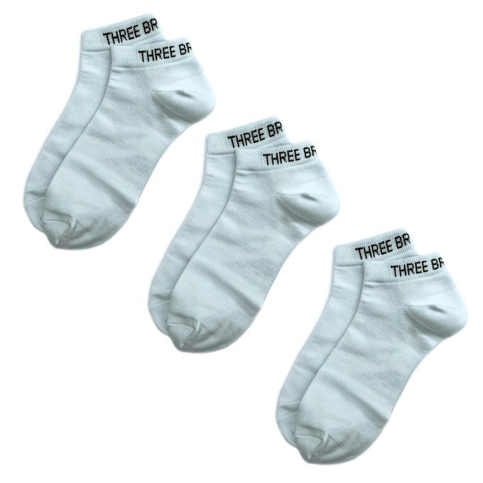 Ankle White (x3) from Three Brothers