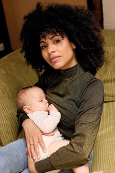 Gold Nursing Bodysuit via Tilbea London