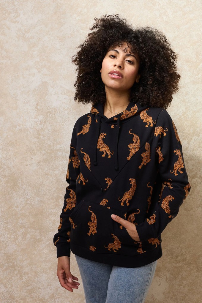 Tiger Nursing Hoodie from Tilbea London