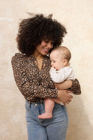 Amba Frill Shirt | Leopard Print from Tilbea London