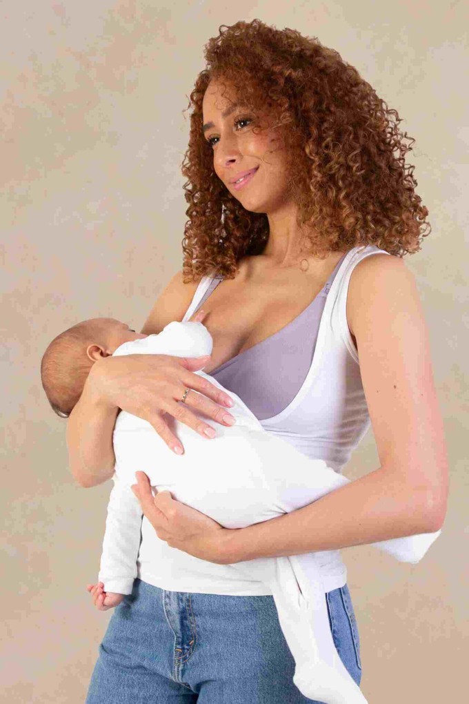 Tilbea Under Bust Nursing Vest White from Tilbea London