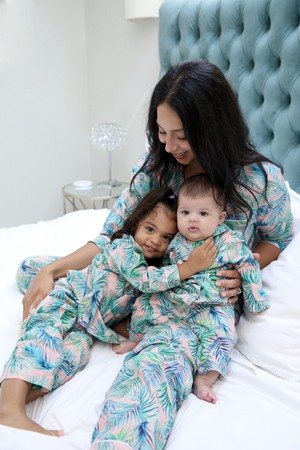 Palm Print Children’s Pyjamas from Tilbea London