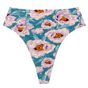 Blossom Supima Cotton Hi-Hip Tanga Panty from TIZZ & TONIC