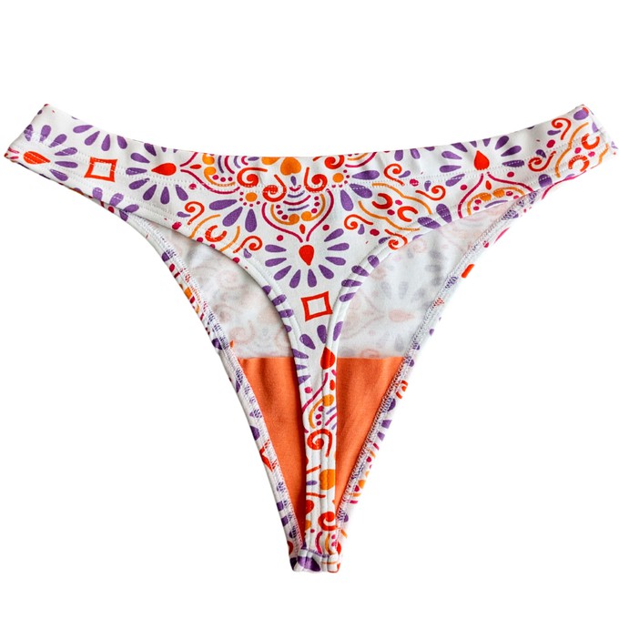 Mediterranean Supima Cotton Tanga Panty from TIZZ & TONIC
