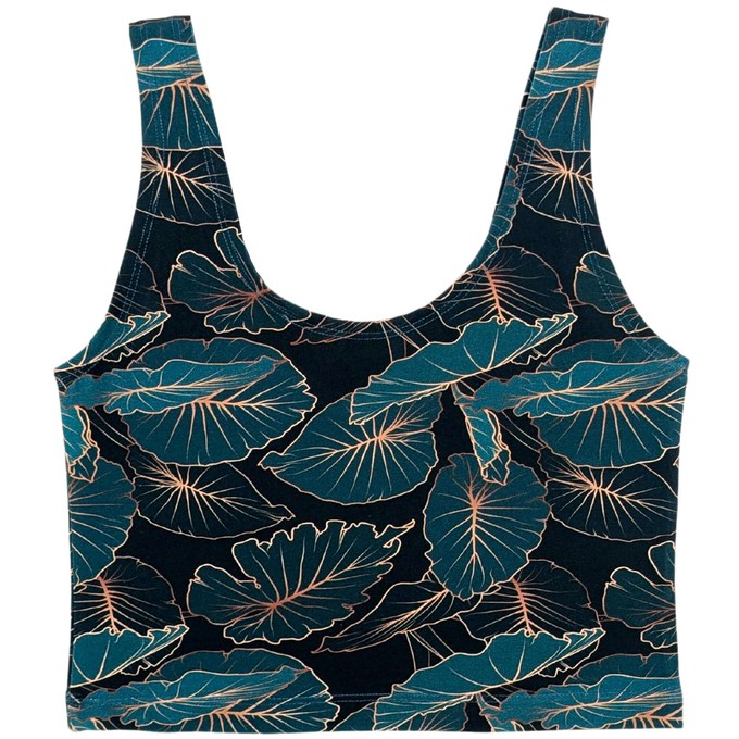 Jungle Organic Cotton Cropped Tank Top from TIZZ & TONIC