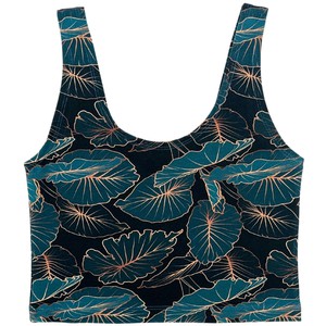 Jungle Organic Cotton Cropped Tank Top from TIZZ & TONIC
