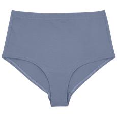 Foxy Grey Supima Hi-Waist Panty via TIZZ & TONIC