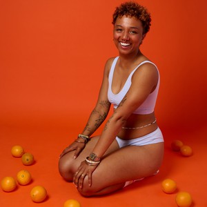 Lavender Organic Cotton Soft Bra from TIZZ & TONIC