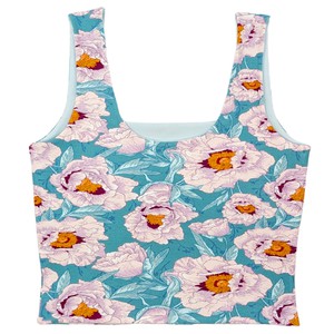 Blossom + Baby Blue Supima Cotton Reversible Tank Top from TIZZ & TONIC