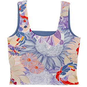 Aura + Foxy Grey Supima Cotton Reversible Tank Top from TIZZ & TONIC
