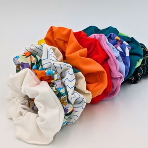 Printed Soft Organic Cotton Scrunchies from TIZZ & TONIC