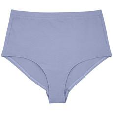 Lavender Organic Cotton Hi-Waist Panty (Snug Fit) via TIZZ & TONIC