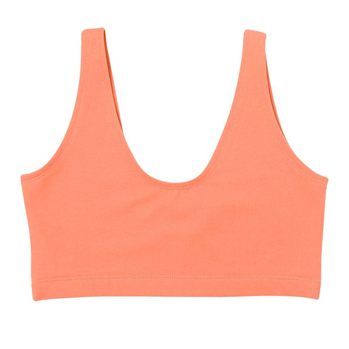 Apricot Supima Cotton Soft Bra from TIZZ & TONIC Apricot Supima Cotton Soft Bra from TIZZ & TONIC
