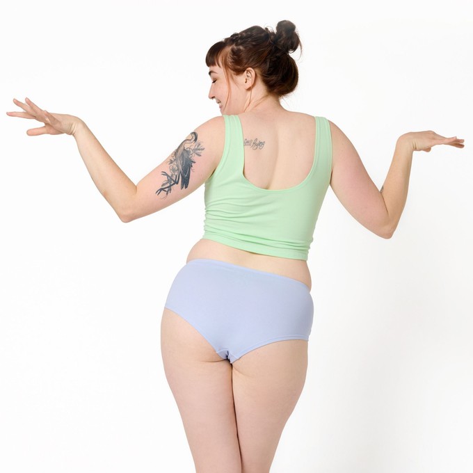 Lavender Organic Cotton Hipster Panty from TIZZ & TONIC