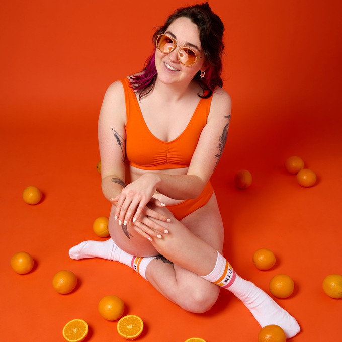 Orange Crush: The Everyday Soft Bra from TIZZ & TONIC