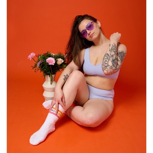 Lavender Organic Cotton Soft Bra from TIZZ & TONIC