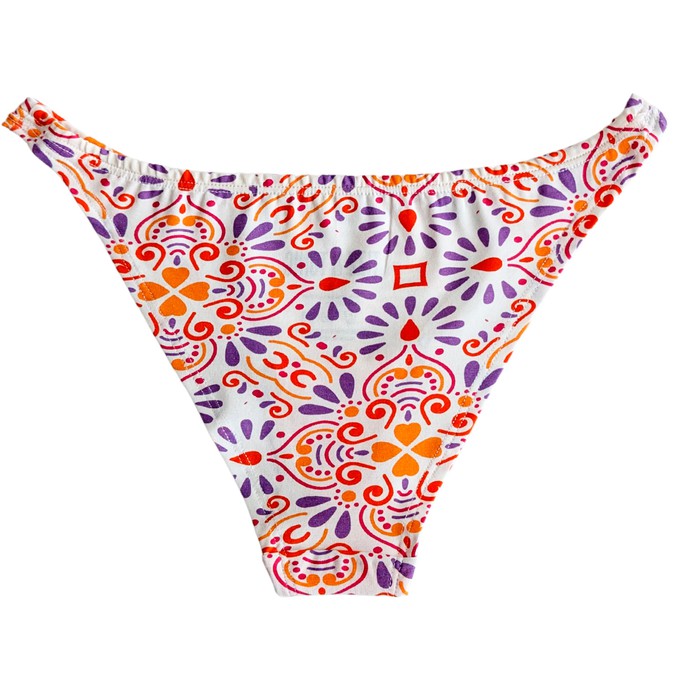 Mediterranean Organic Cotton Brazilian Panty from TIZZ & TONIC