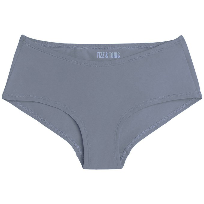 Foxy Grey Organic Cotton Hipster Panty from TIZZ & TONIC