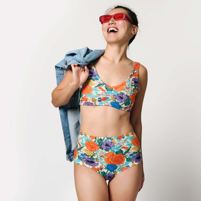 Flora Organic Cotton Hi-Waist Panty from TIZZ & TONIC