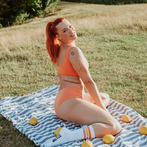 Apricot Supima Cotton Soft Bra from TIZZ & TONIC Apricot Supima Cotton Soft Bra from TIZZ & TONIC