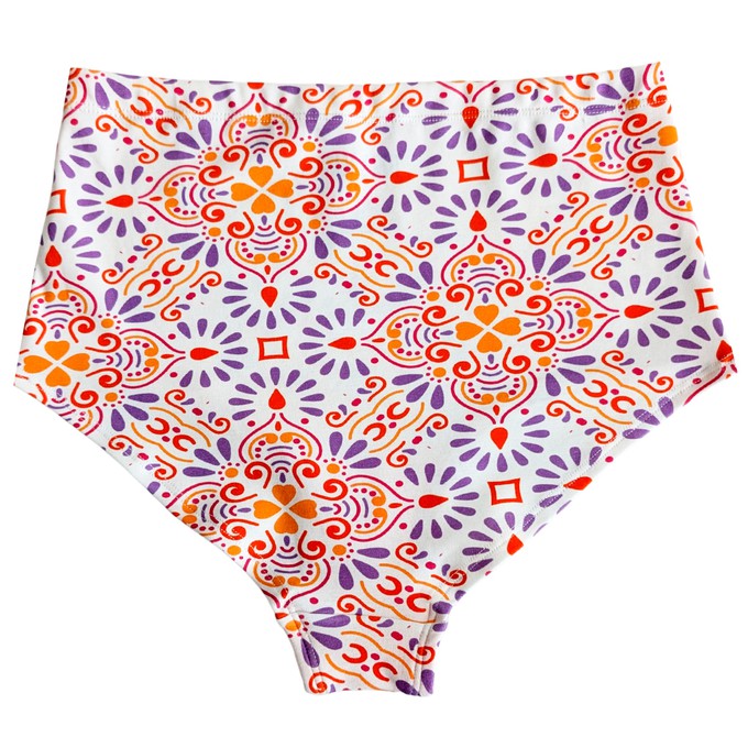 Mediterranean Supima Cotton Hi-Waist Panty from TIZZ & TONIC