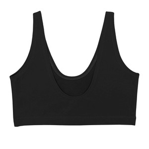 Black Supima Cotton Soft Bra from TIZZ & TONIC