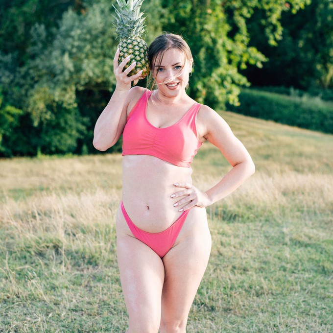 Desert Rose Organic Cotton Brazilian Panty from TIZZ & TONIC