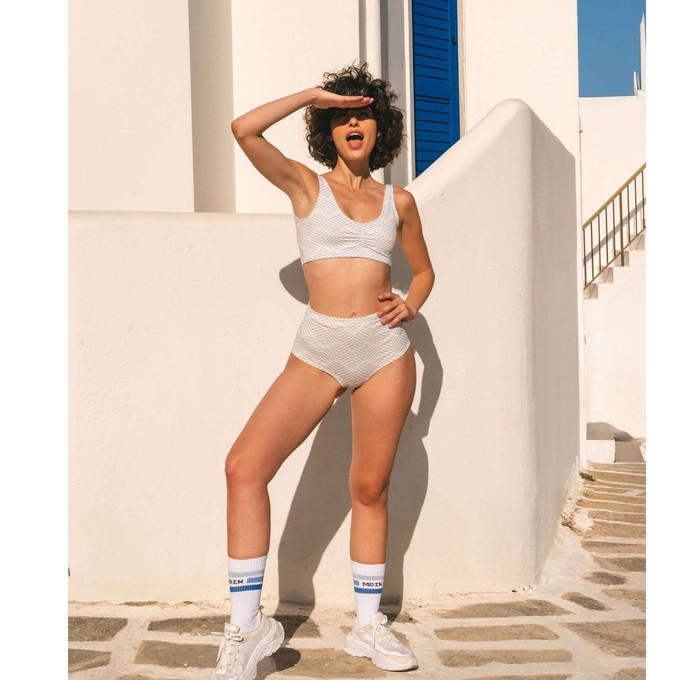 Santorini Organic Cotton Soft Bra from TIZZ & TONIC