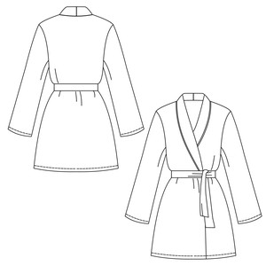 Melon Organic Cotton Lazy Livin' Robe from TIZZ & TONIC