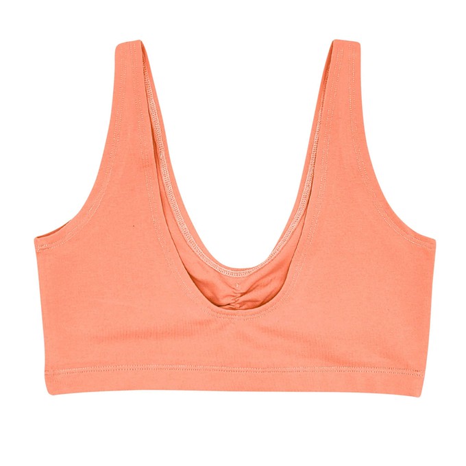 Apricot Supima Cotton Soft Bra from TIZZ & TONIC Apricot Supima Cotton Soft Bra from TIZZ & TONIC