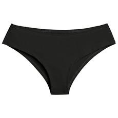 Jet Black Organic Cotton Cheeky Panty via TIZZ & TONIC