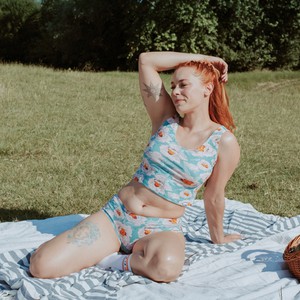 Blossom Organic Cotton Hipster Panty from TIZZ & TONIC