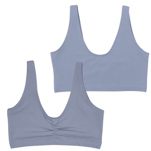 Foxy Grey Supima Cotton Soft Bra from TIZZ & TONIC