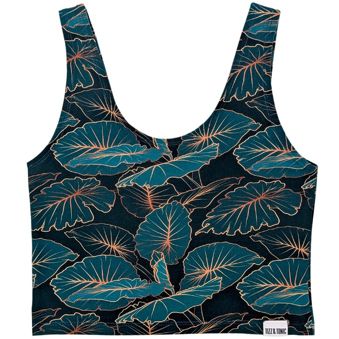 Jungle Organic Cotton Cropped Tank Top from TIZZ & TONIC