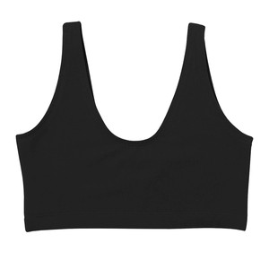 Black Supima Cotton Soft Bra from TIZZ & TONIC