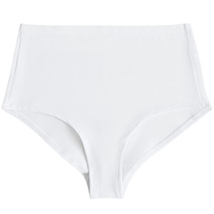 White Organic Cotton Hi-Waist Panty from TIZZ & TONIC
