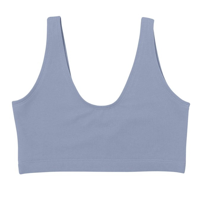 Foxy Grey Supima Cotton Soft Bra from TIZZ & TONIC