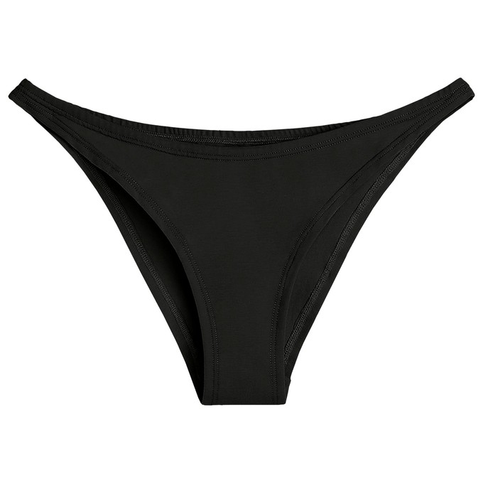 Jet Black Organic Cotton Brazilian Panty from TIZZ & TONIC