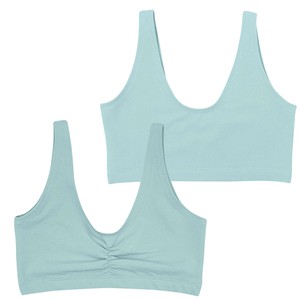 Baby Blue Supima Cotton Soft Bra from TIZZ & TONIC Baby Blue Supima Cotton Soft Bra from TIZZ & TONIC