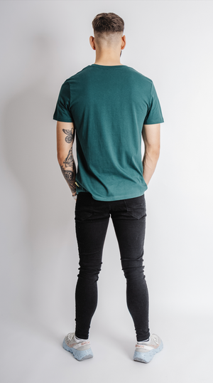 'Paradise' green t-shirt -normal fit from TOP CULTURE