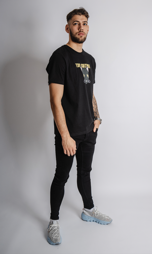 'Sechmet' black t-shirt - loose fit from TOP CULTURE
