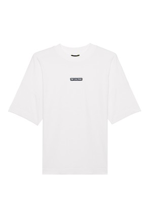 Teddy Tut white oversized T from TOP CULTURE